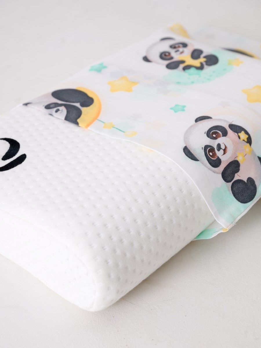 снимок Подушка с эффектом памяти волна PandaHug - KIDS 37*26*6/8 от магазина BIO-TEXTILES ОПТ