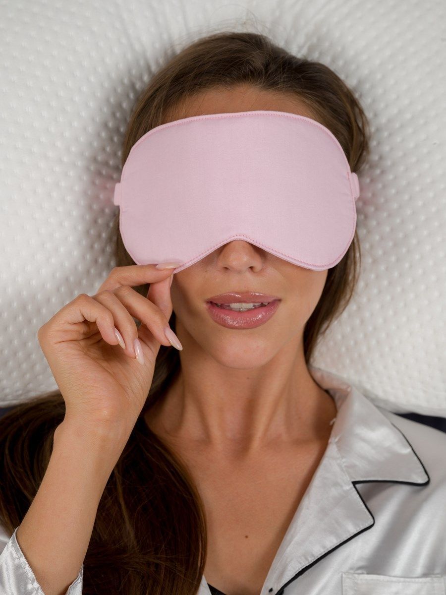 снимок Маска для лица PandaHug Blackout розовая от магазина BIO-TEXTILES ОПТ