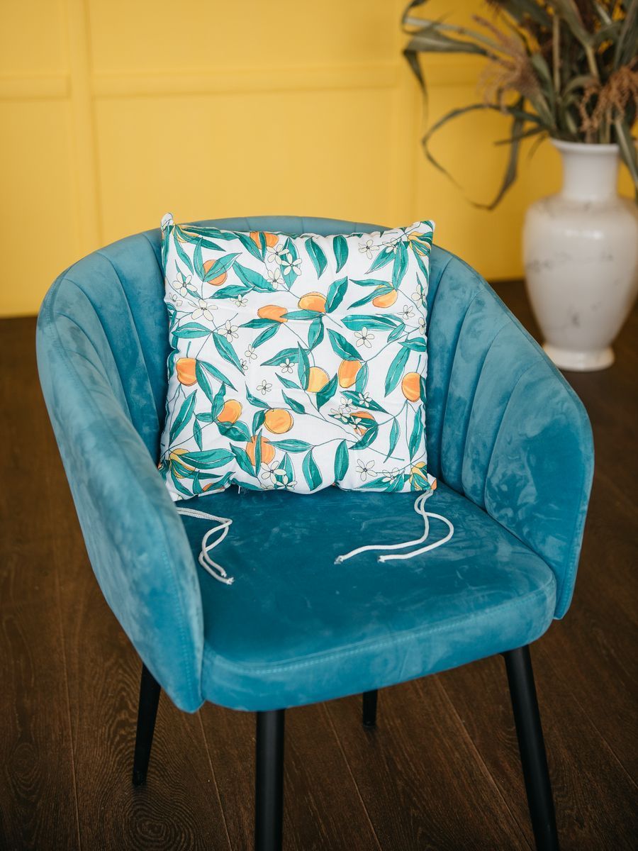 снимок Подушка "КУХОННАЯ" на стул 35х35 от магазина BIO-TEXTILES ОПТ